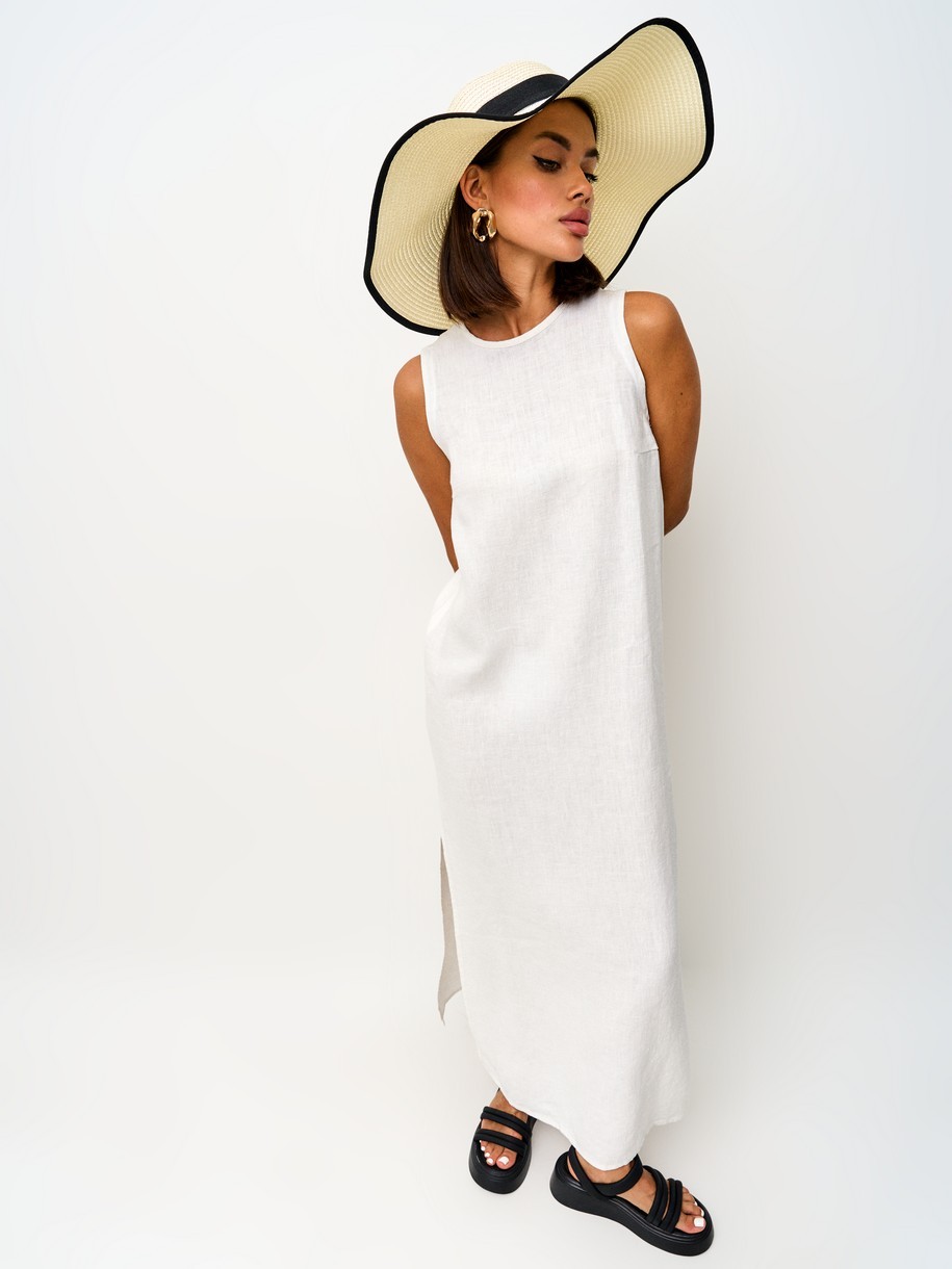 Платье женское льняное летнее